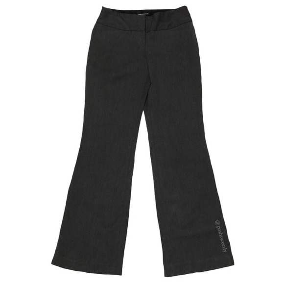 Express Pants - Express Editor Charcoal Gray Dress Pants / Slacks